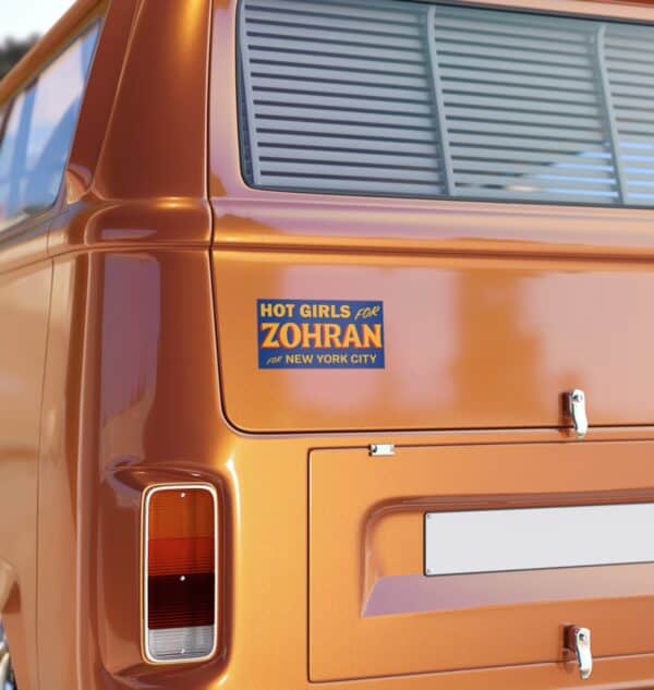 Hot Girls for Zohran For New York City Bumper Stickers