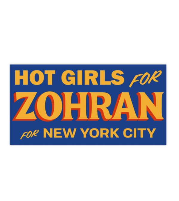 Hot Girls for Zohran For New York City Bumper Stickers
