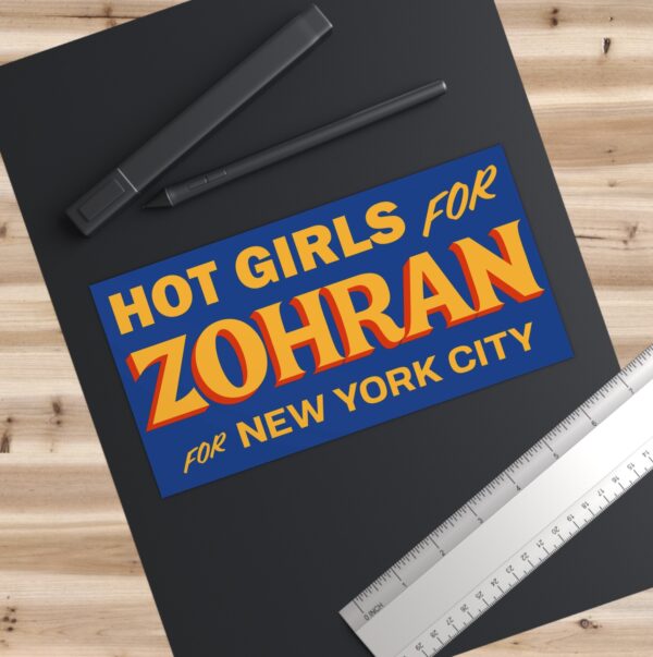 Hot Girls for Zohran For New York City Bumper Stickers