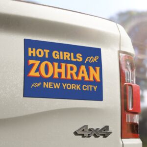 Hot Girls for Zohran For New York City Car Magnets