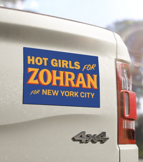 Hot Girls for Zohran For New York City Car Magnets