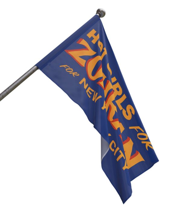 Hot Girls for Zohran For New York City Flags