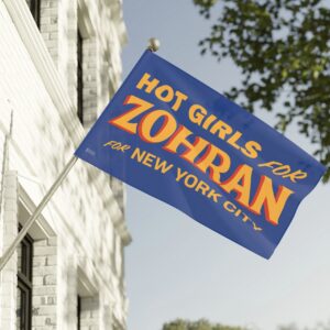 Hot Girls for Zohran For New York City Flags