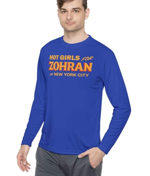Hot Girls for Zohran For New York City Long Sleeve T-Shirt