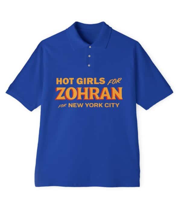 Hot Girls for Zohran For New York City Polo T-Shirt