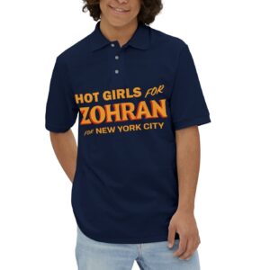 Hot Girls for Zohran For New York City Polo T-Shirt