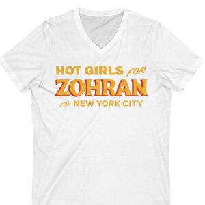 Hot Girls for Zohran For New York City V-Neck T-Shirt