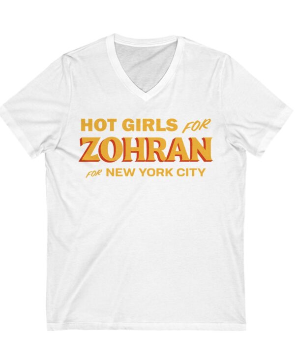 Hot Girls for Zohran For New York City V-Neck T-Shirt