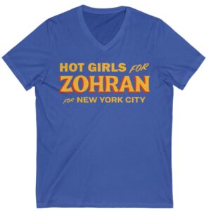 Hot Girls for Zohran For New York City V-Neck T-Shirt