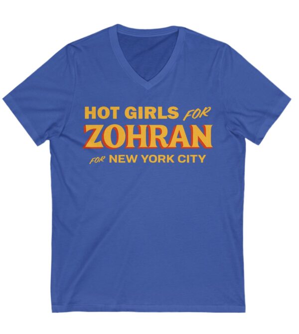 Hot Girls for Zohran For New York City V-Neck T-Shirt