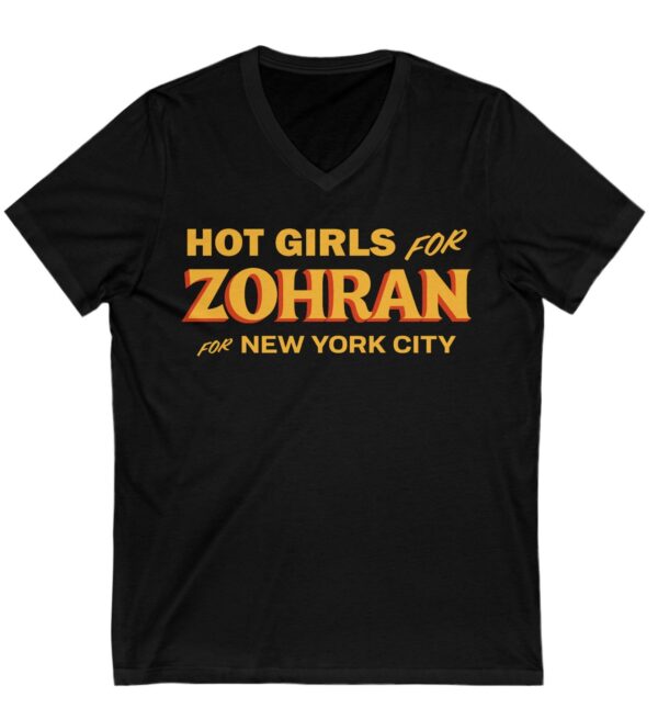 Hot Girls for Zohran For New York City V-Neck T-Shirt