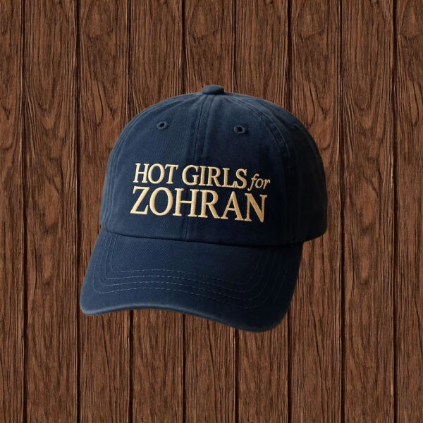 Hot Girls for Zohran Hat – Embroidered Feminist Political Hat