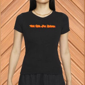 Hot Girls for Zohran Tee – Bold Retro Feminist NYC Campaign Shirt