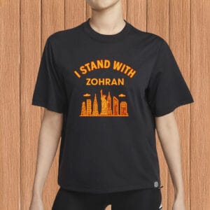 I Stand With Zohran T-Shirt – 2025 Progressive Democrats Tee, Freeze Rent Zohran Shirt
