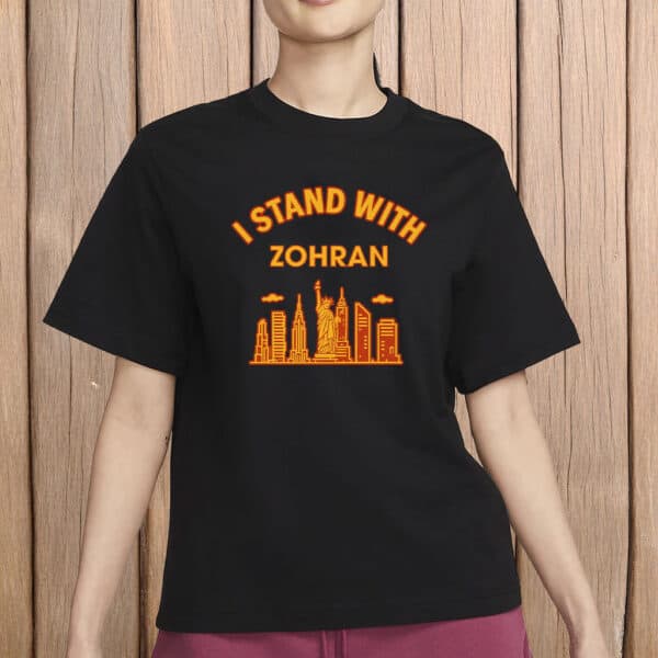 I Stand With Zohran T-Shirt – 2025 Progressive Democrats Tee, Freeze Rent Zohran Shirt