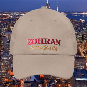 Mayor Mamdani 2025 Embroidered Cap Hat, Zohran for New York City Hat