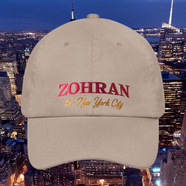 Mayor Mamdani 2025 Embroidered Cap Hat, Zohran for New York City Hat