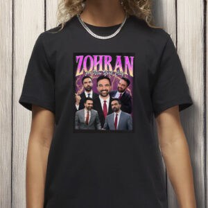 Mayor Mamdani 2025 Lightning Collage Tee, Zohran Bootleg T-Shirt