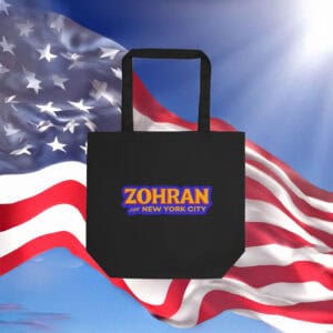 Mayor Mamdani 2025 Progressive Campaign Merch, Zohran Mamdani for NYC Mayor Tote Bag