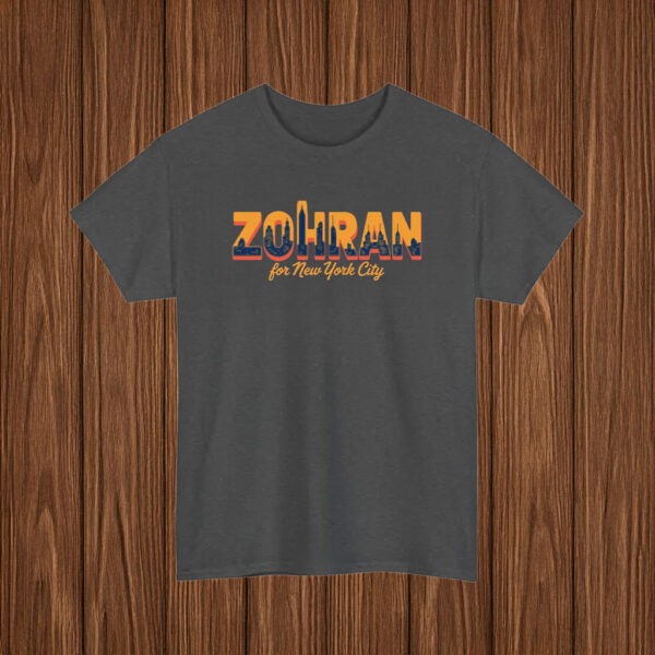 Mayor Mamdani 2025 Tee, Vote Zohran Progressive Democrats Apparel, Zohran for New York City Skyline Shirt