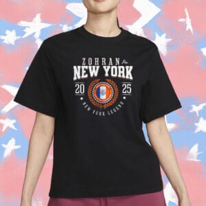 Mayor Mamdani 2025 Vote Zohran Tee, Zohran For New York City T-Shirt