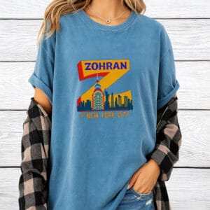 Mayor Mamdani 2025 – Zohran for New York City Skyline T-Shirt