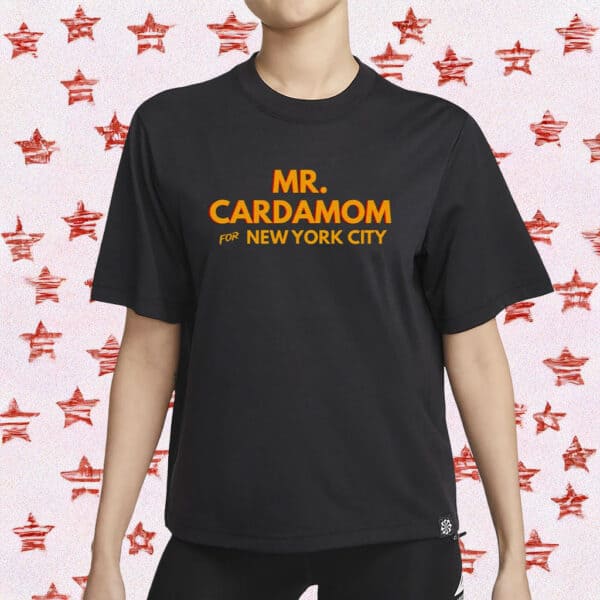 Mr. Cardamom NYC T-Shirt – Satirical Political Tee, Zohran Mamdani Inspired New York City Shirt
