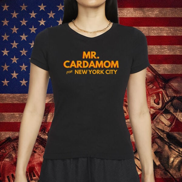 Mr. Cardamom NYC T-Shirt – Satirical Political Tee, Zohran Mamdani Inspired New York City Shirt