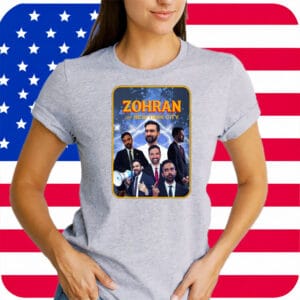 NYC Mayor 2025 Campaign Tee – Vote Zohran for New York City, Zohran Mamdani Shirt