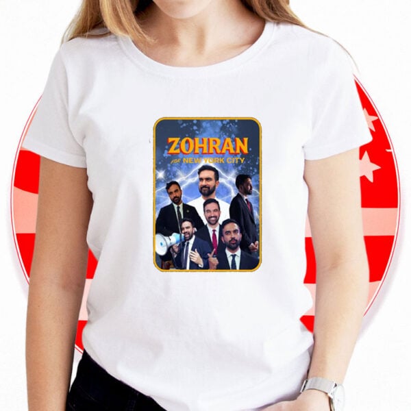 NYC Mayor 2025 Campaign Tee – Vote Zohran for New York City, Zohran Mamdani Shirt