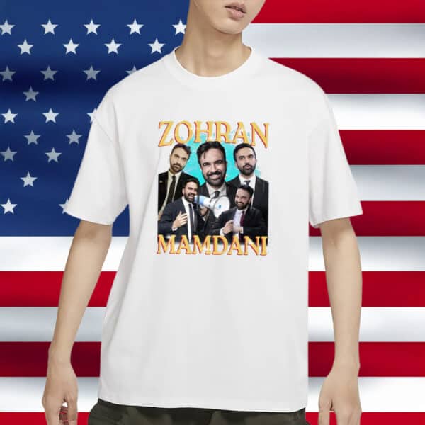 NYC Mayor 2025 Tee - Vote Zohran, Rank Zohran, Zohran Mamdani Collage Shirt