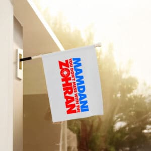 NYC Mayor “Don’t Mess With the Zohran” Political Banner, Zohran Mamdani Campaign Flag