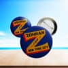 NYC Political Campaign Pinback Badge - Vote Zohran for New York City, Zohran for Mayor Button