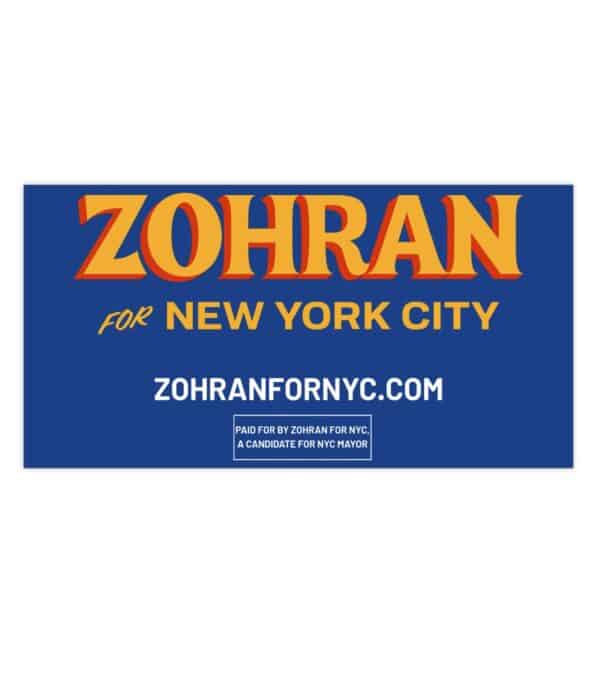 Official Zohran for New York City Bumper Sticker
