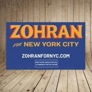 Official Zohran for New York City Car Magnets