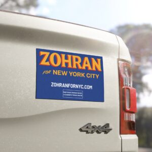Official Zohran for New York City Car Magnets