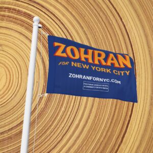 Official Zohran for New York City Flag