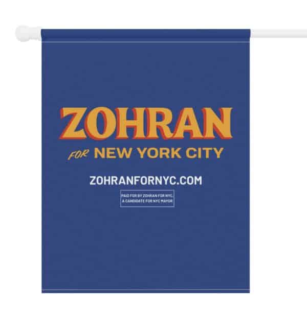 Official Zohran for New York City Garden Flag