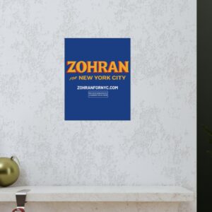 Official Zohran for New York City Posters