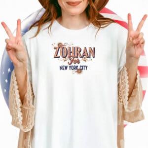 Ornate Cultural NYC Campaign Tee, Zohran Mamdani For New York City Shirt