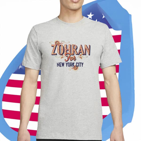 Ornate Cultural NYC Campaign Tee, Zohran Mamdani For New York City Shirt
