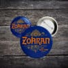 Political Pinback Badge - Vote Zohran for Mayor, Zohran For NYC Campaign Button
