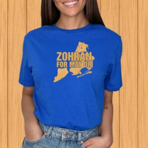 Progressive 2025 Campaign Tee, Zohran Mamdani for Mayor NYC Map Shirt
