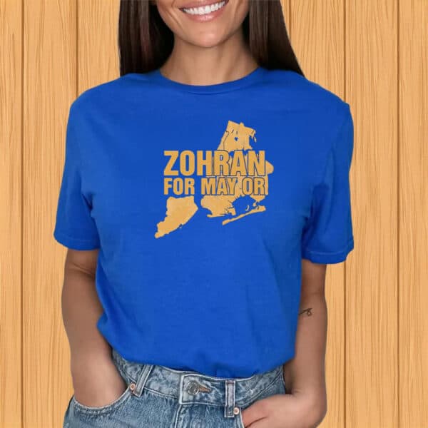 Progressive 2025 Campaign Tee, Zohran Mamdani for Mayor NYC Map Shirt