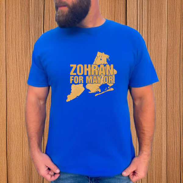 Progressive 2025 Campaign Tee, Zohran Mamdani for Mayor NYC Map Shirt