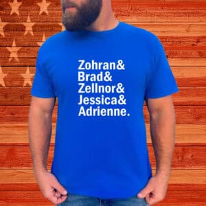 Progressive Candidates Tee – Zohran, Brad, Zellnor, Jessica, Adrienne Shirt