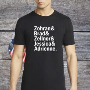 Progressive Candidates Tee – Zohran, Brad, Zellnor, Jessica, Adrienne Shirt