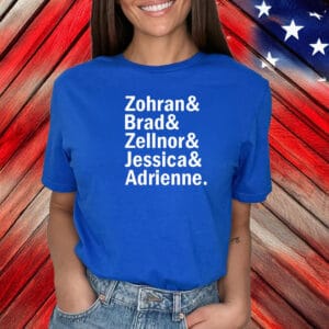 Progressive Candidates Tee – Zohran, Brad, Zellnor, Jessica, Adrienne Shirt