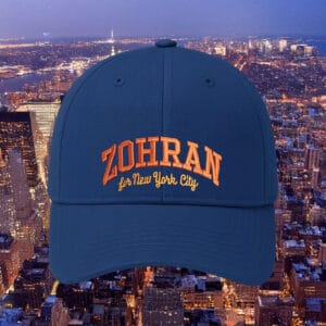 Rank Zohran 2025 Embroidered Campaign Cap- Zohran for New York City Hat