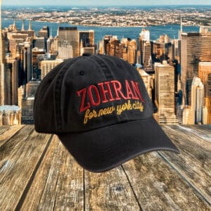Rank Zohran 2025 Embroidered Campaign Cap, Zohran for New York City Hat